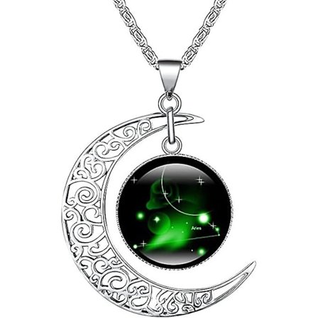 12 Konstellations Halskæde, Halskæde til Kvinder Teen Piger, Måneskins Smykker, Astrologi Vedhæng Modesmykker