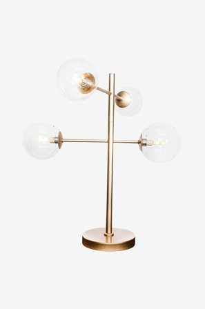 By Rydéns - Avenue bordlampe 4 pærer - Guld - Bordlamper - Fra Homeroom