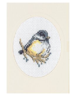 Broderikit Kort Söt Fågel