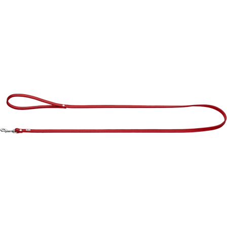 Hunter - Dog Leash Nappa Petit Red 140cm/8mm - Hund - Halsbånd - ZOO.no