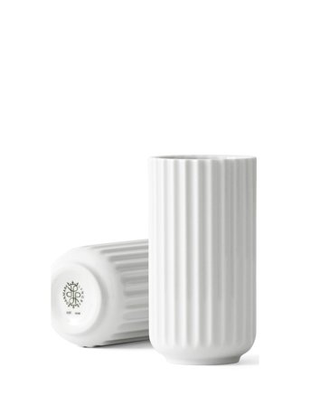 Lyngby Porcelæn Lyngbyvase - White - H10.5CM