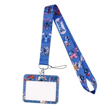 Lilo & Stitch Lanyard - ID-kortholder for kontor og skole, halskjede for telefon