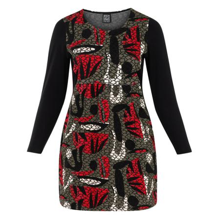 Pont Neuf Abi-Mie Tunic Sort, Dame Tunika, Størrelse: 3XL