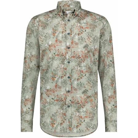 State of Art, Casual Shirts Groen, Heren, Maat:XL,Katoen,print