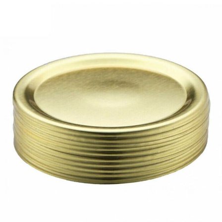 Konserveringslåg, 12 stk. syltetøjsglaslåg til opbevaring