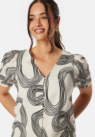 Object Collectors Item Objjacira S/S V-Neck Top Klær