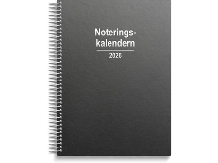 Burde Noteringskalendern refill 2026 - Lyreco - Almanackor och kalendrar - Veckokalendrar - Noteringskalendrar