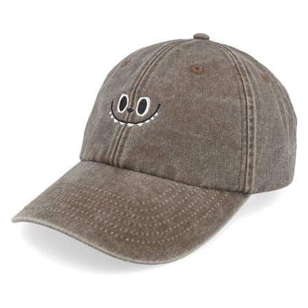 Iconic - Marron unconstructed Casquette - Little Monster Vintage Washed Brown Dad Cap @ Hatstore