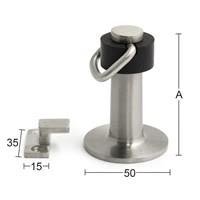 Habo 393 Dørholder rustfritt stål 100 mm, Dør- & vindusbeslag