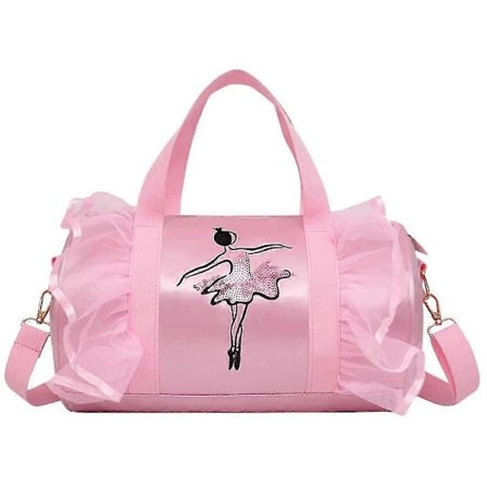 Pige Ballet Dance Taske Pink Skuldertaske Crossbody Sportstaske
