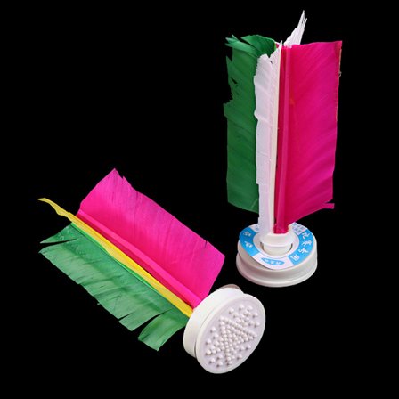 Kick Shuttlecocks Färgglada Goose Feather Footbal Foot Feather