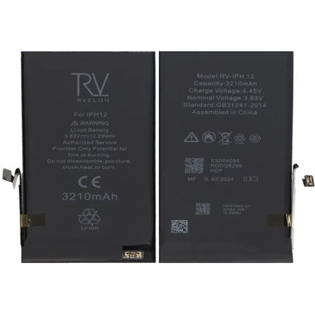 iPhone 12 Batteri 2815mAh Rvelon