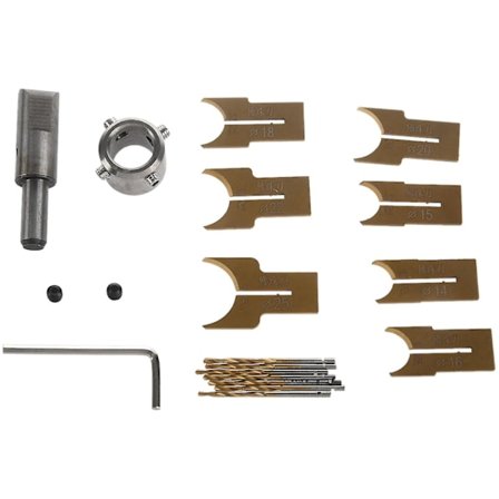 16 stk. hårdmetal kugleblad træbearbejdning fræser skæreværktøj perler fræser bit bor bit sæt 14