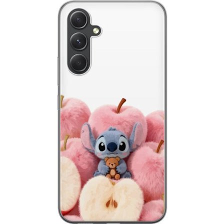 Kompatibelt Mobildeksel til Samsung Samsung Galaxy A55 Fargerikt kollasj med futuristiske jente grupp karakterer, hjerter og glitter i moderne pop og