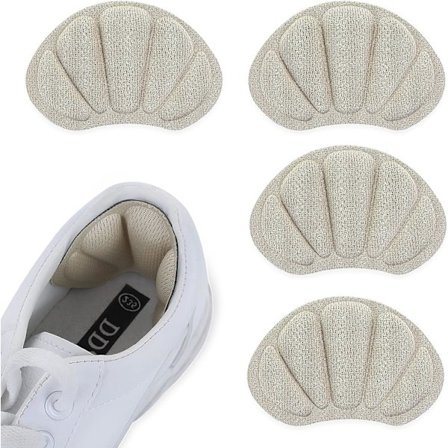 2 Par Tykke Hælpude til Sko Bagerste Indlægssåler Anti-Blister Puder