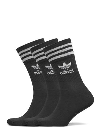 Mid Cut Crew Socks 3 Pairs Underwear Socks Regular Socks Sort Adidas Originals