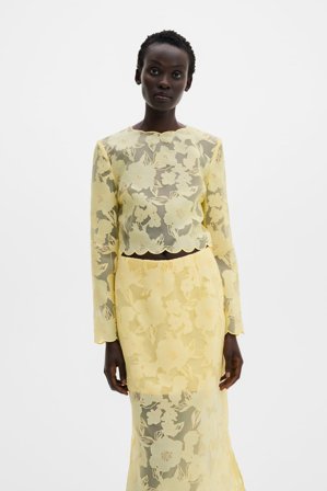 Malina - Ciara topp - 44 - Light Lemon