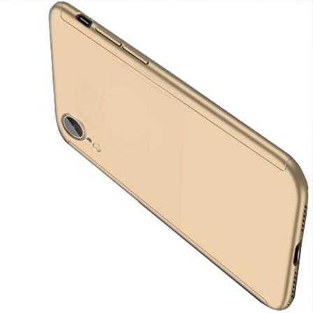 TG Genomtænkt Dobbelt Skal - iPhone XR Guld