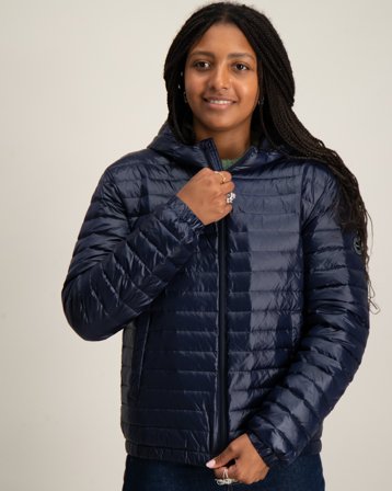 GANT SHINY LIGHT PADDED DOWN JACKET Blå Jakker Pige - Kids Brand Store