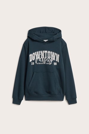 Kappahl | Hoodie med tryck Blå 134/140 | Blå