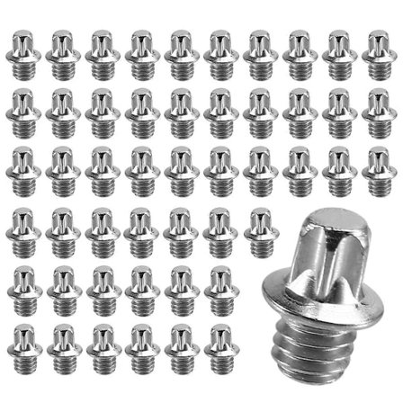 50 st Väg MTB Fällbar Cykel Pedal Halkskydds Nagel Ersättningsskruvar Pinnar Bultar Cykel Hex M4 Pedal Pinne