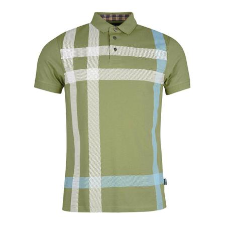 Barbour, Blaine Polo Shirt Zielony, Mężczyzna, Rozmiar: XL