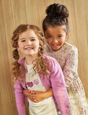 Minymo Dress Ls Aop - Pink - 140