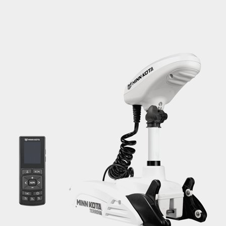 Bow-mounted electric motor (trolling motor) Minn Kota Riptide Terrova WR 112 87", 36 V, 112 lbs, 221 cm shaft length, without battery