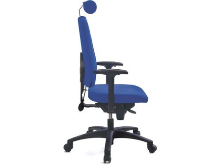 LANAB DESIGN Kontorsstol LD6340 blå utan svankstöd - Lyreco - Kontorsmöbler och inredning - Stolar och sittmöbler - Kontorsstolar