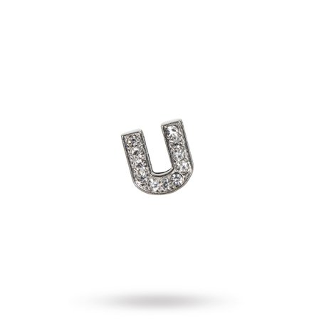 Rhinestone Crystal Letters U- Hundhalsband