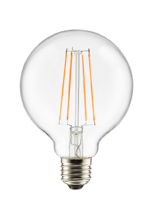 Unison Glob 100mm klar Belysning Transparant 95x140mm