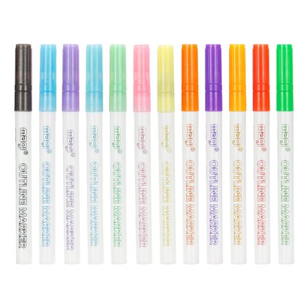 12-färgade whiteboardpennor med suddgummi, finspetsiga suddbara pennor perfekta för att skriva på whiteboards, tavlor,