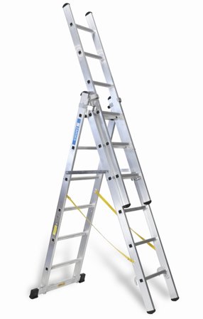 Zarges Skymaster X Kombistege 3-delad 4.1 m, Stegar & ställningar