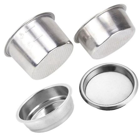 4 stk 51mm Kaffe Filter Erstatningsfilterkurv For Kaffe Bottomless Portafilter