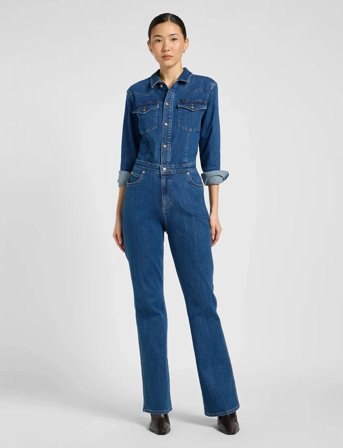 Lee Jeans Western Jumpsuit - Blue - L