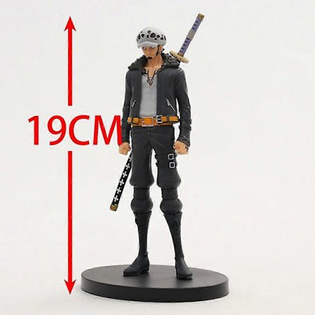 One Piece DXF The Grandline Men Trafalgar Law Brook PVC Figur-samling Figurleketøy Bursdagsgave Dukke