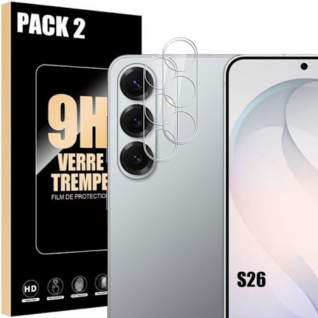 Hærdet Glas Bagkamera - BOOLING - til Samsung Galaxy S26 - 2 Stykker Stødabsorberende Hårdt 9H