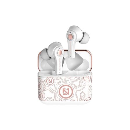 Trådlösa hörlurar Hifi Ljudkvalitet Utseende Bluetooth Vit