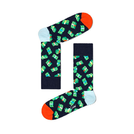 Happy Socks Money Sock Strumpor Herr Blå 41-46