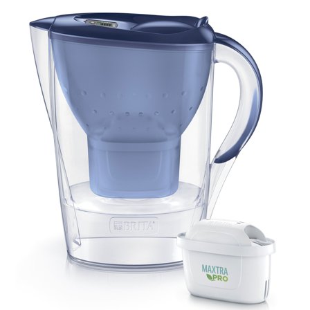 Brita Marella vannfilterkanne + 3 filtre, blå