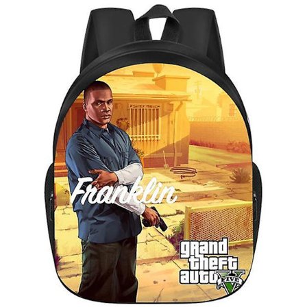 Grand Theft Auto Backpack Student Skolväska