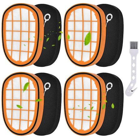 4-pak filter til Philips Speedpro Max Aqua håndholdt støvsuger Fc6812 Fc6813