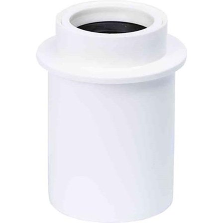 Gelia 3000721722 Reduktion Med gummiring, hvid, Indendørs afløb