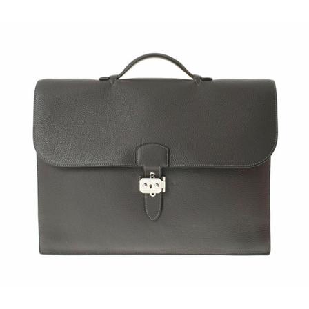 Hermès Vintage, Pre-owned Sac à dépêches Zwart, Heren, Maat:ONE Size,leer