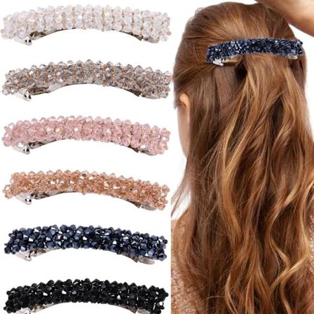 6-Styk Hårklemme - Hårklemme til Kvinder - 9cm x 1.6cm