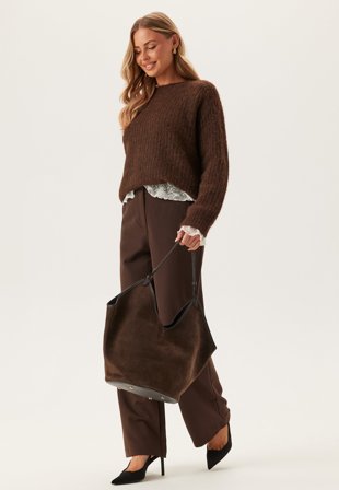 Latalia-Ferrara Suede Shopping Bag-Onesize