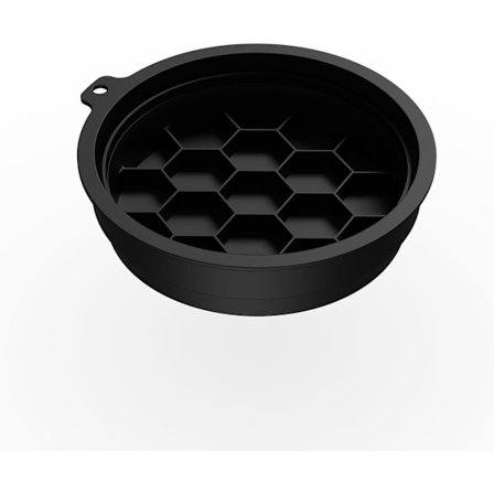 Silikone Isskål til Ansigtsbehandling, Skål til Ansigtsisbad, Sammenklappeligt Vaskefad med Indbygget Bakke, Bærbar Hurtig Afkølende Ansigtsvask