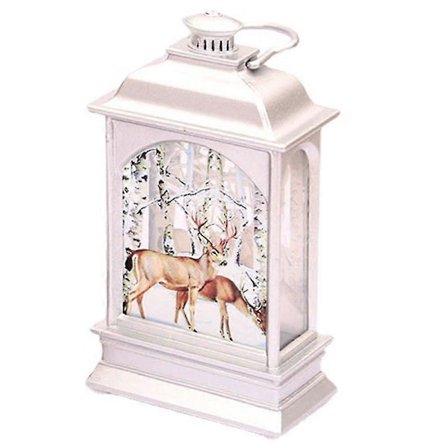 Julelanterne med glimmer, juledekoration, 5984