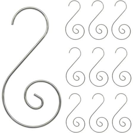 120 st Julgransprydnadskrokar Julgran S-krokar Prydnadshängare Metalltråd Hängkrok för Julgran Julkulor Festdekorationer