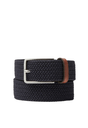 Saddler Marstrand textilbälte Skärp Herr Blå 95CM